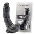Duże dildo Get Real Black 8'' - 3