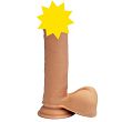 Penis na przyssawce 8 inch - 4