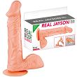 Dildo z przyssawką  Real Jayson 21 cm - 3
