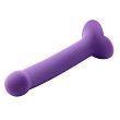 Dildo silikonowe na przyssawce, rozmiar S. Elastyczne. Do uprzęży. Bouncy - 3