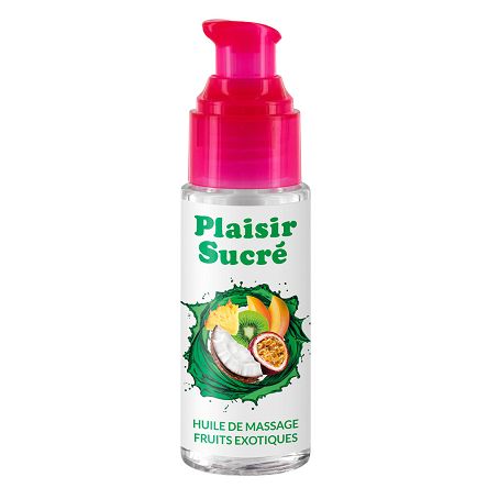 Olejek zapachowy do masażu, owoce egzotyczne. Śliski i wydajny, 50 ml.