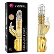 Wibrator z funkcją rotacji z masażerem łechtaczki. Orgasmic Rabbit gold - 2